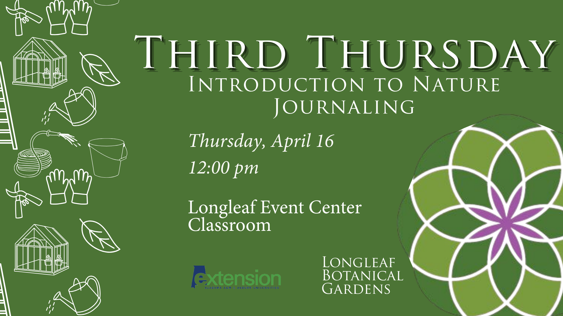 Third Thursday: Introduction to Nature Journaling