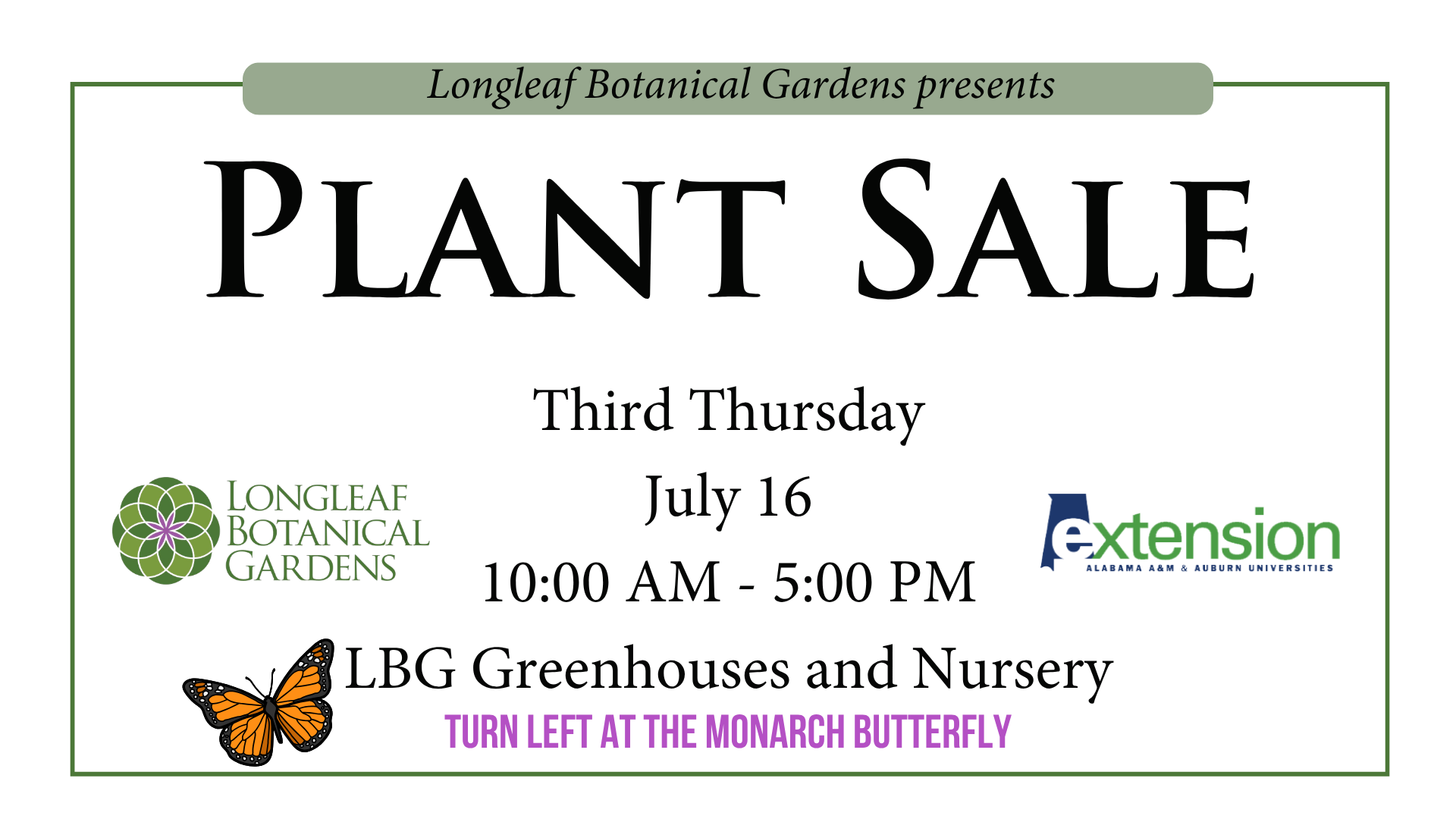 Plant Sale