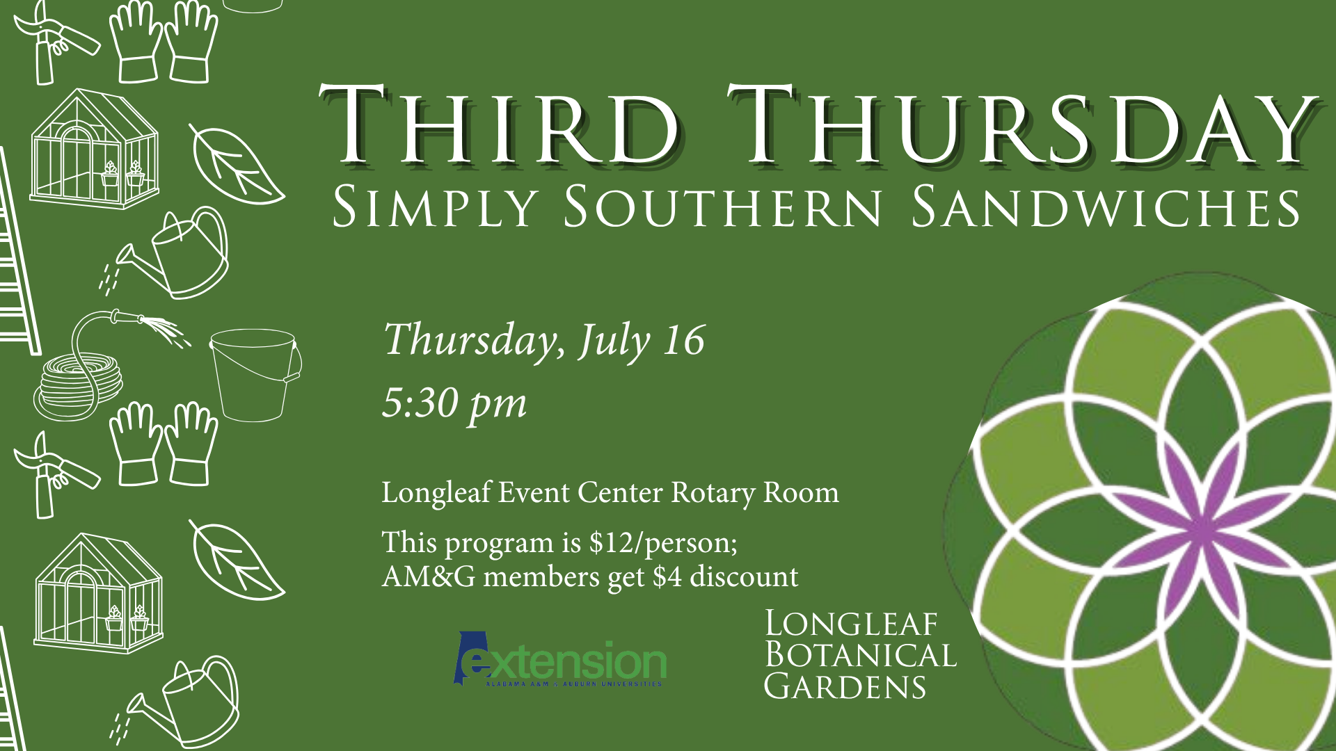 Third Thursday: Simply Southern Sandwiches