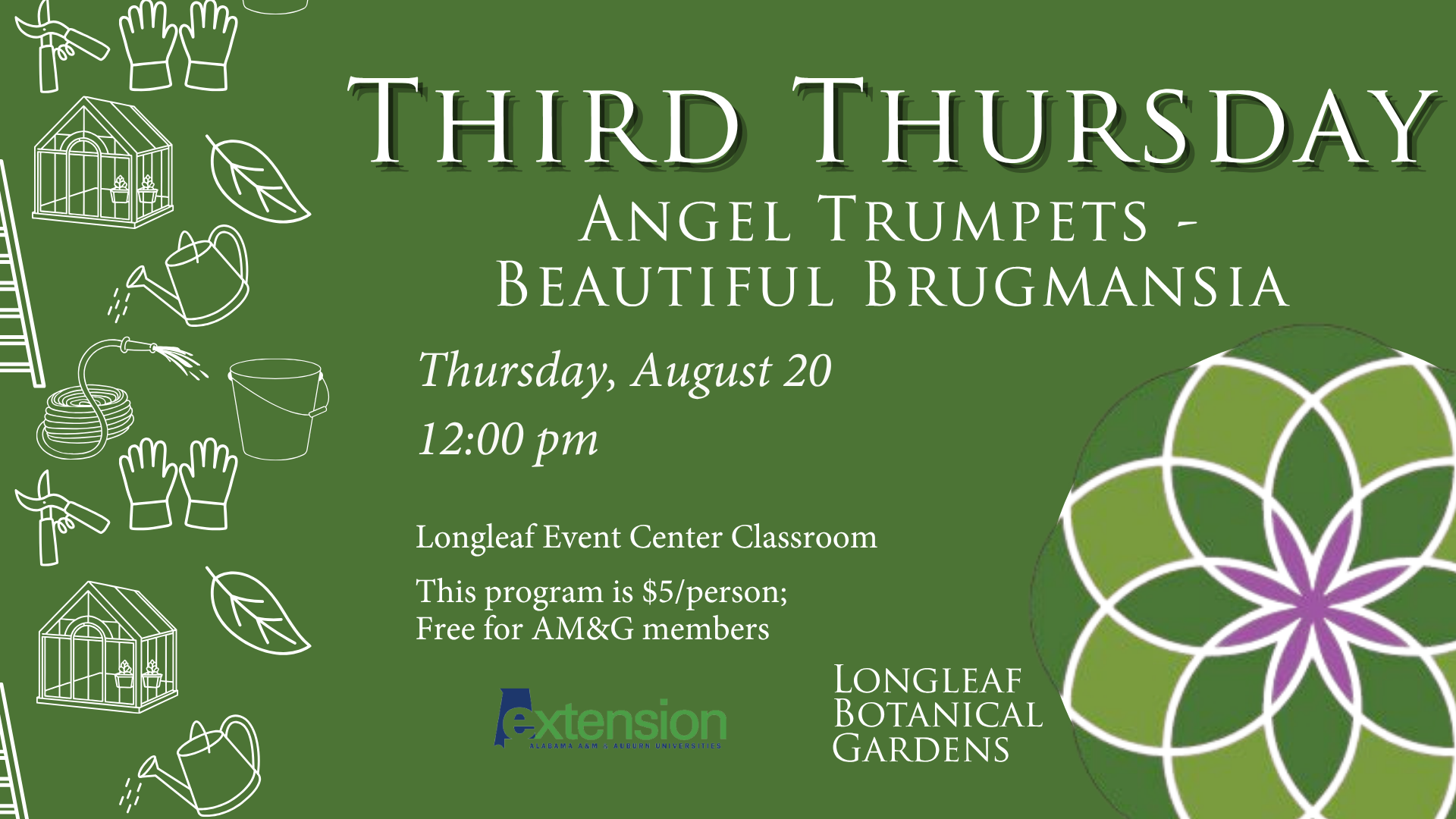 Third Thursday: Angel Trumpets – Beautiful Brugmansia
