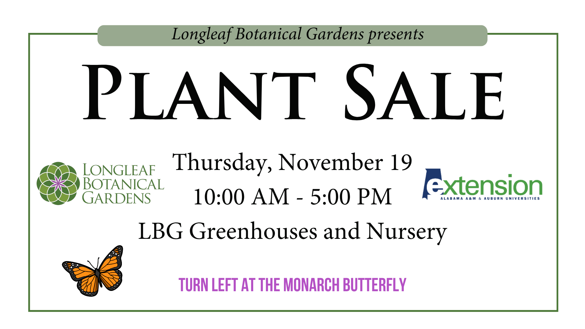 Plant Sale