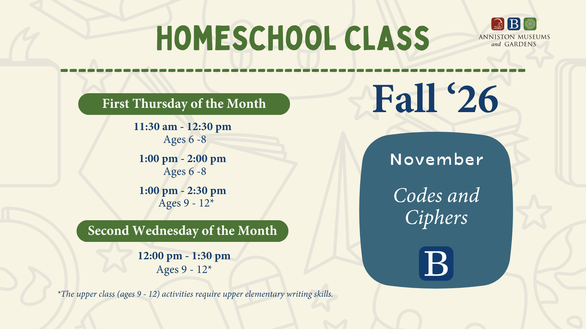Homeschool Class